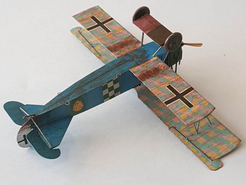 Fokker D.VIIF (OAW) de Franz Büchner (Jasta. 13) au 1/48 de chez Eduard D7-2110