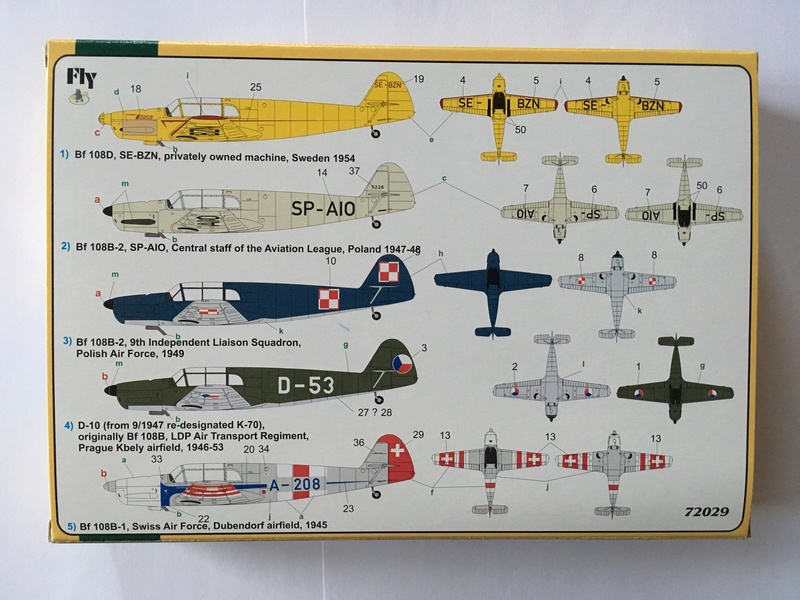 [FLY] MESSERSCHMITT Bf 108 TAIFUN B/C 1/72ème Réf 72032 D2180610