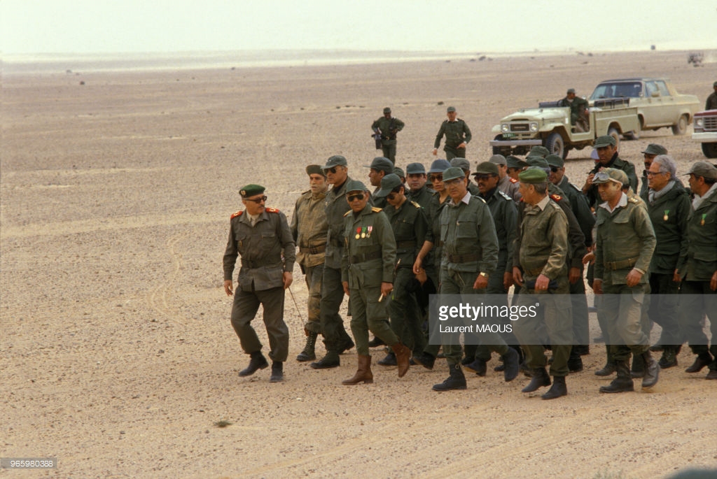 Visite Feu SM Hassan II au Sahara - Mars 1985 96598011