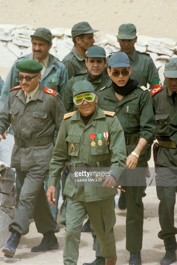 Visite Feu SM Hassan II au Sahara - Mars 1985 96598013
