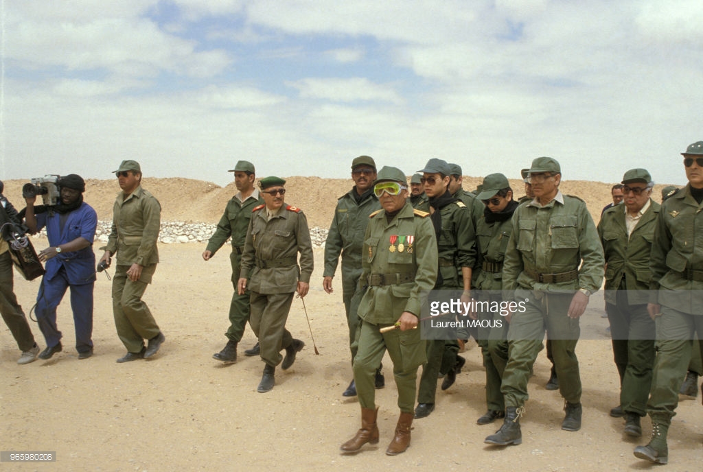 Visite Feu SM Hassan II au Sahara - Mars 1985 96598014