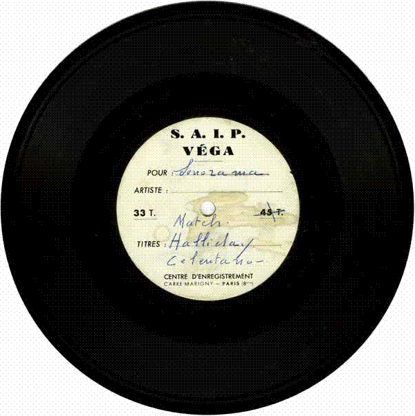 information sur une matrice de vinyl Sonora10