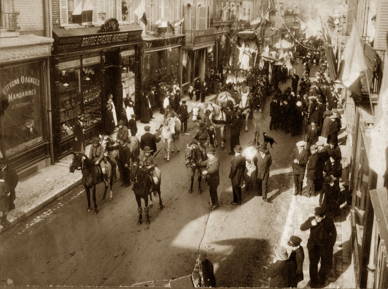 Photo ancienne Berck-Plage 1914 défilé du Concours de Travestis  Loupbl10