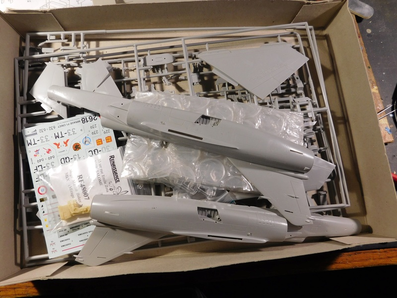 1/48 - Mirage F1 - Kitty hawk, Italeri Dscn1525