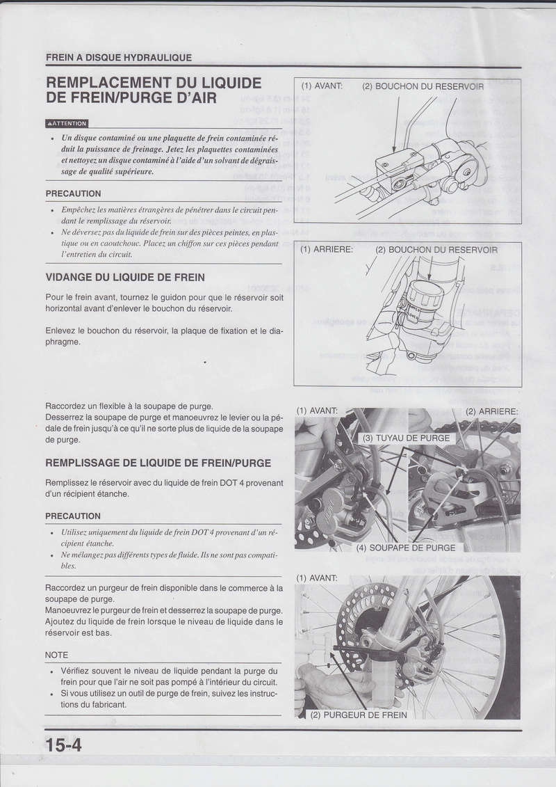 Maître cylindre arrière P15-410