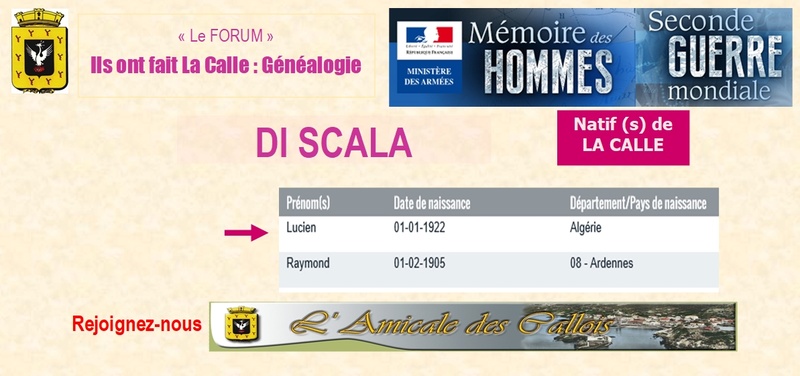 Famille DI SCALA Discal17