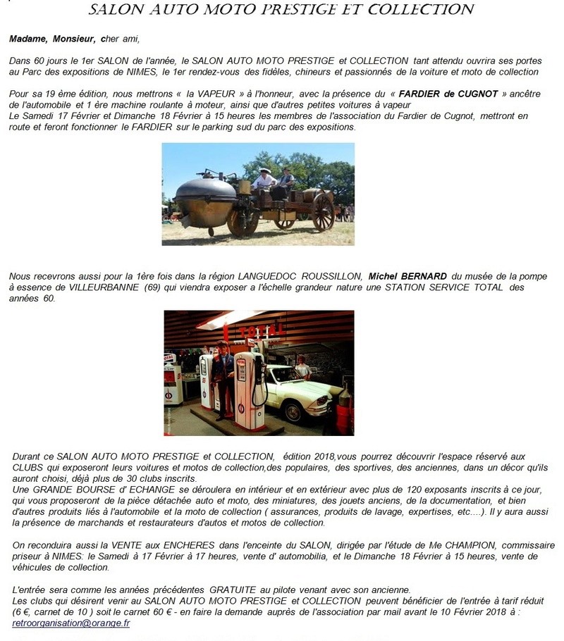 Salon auto moto prestige et collection - 17 et 18 Février 2018 - Nîmes (30) Salon_10