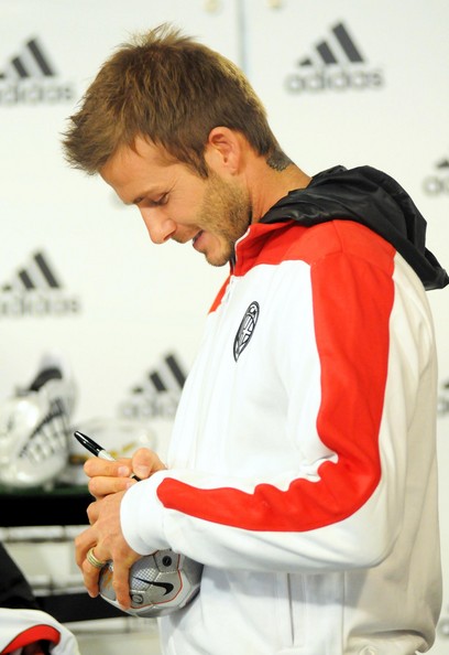 David Beckham Presenting New Shoe At Adidas Store Davidb13