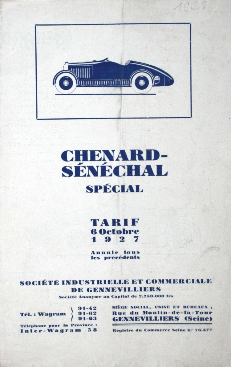 CHENARD & WALCKER Automobiles - Page 2 Chenar64