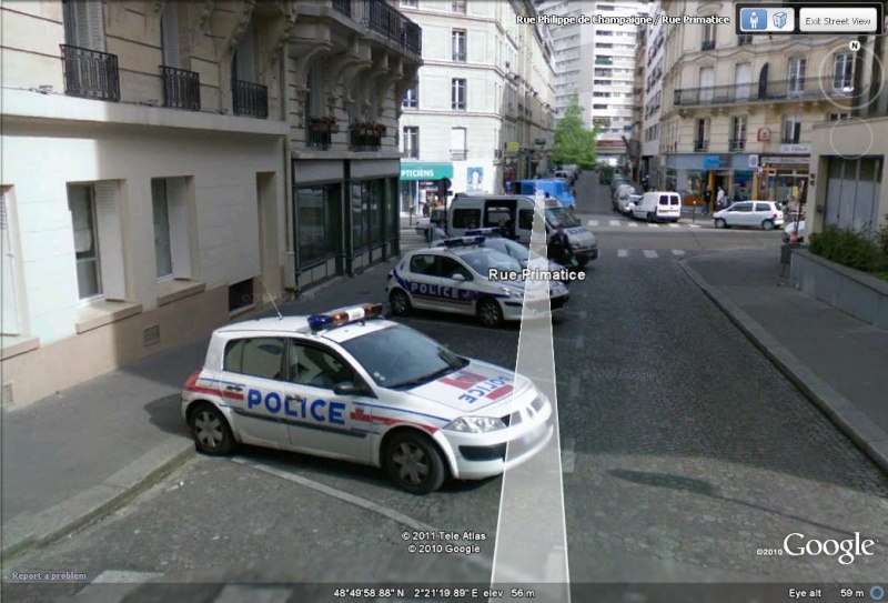 STREET VIEW : véhicules de police du monde - Page 6 Paris_10