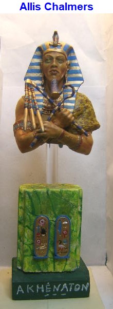 ALEXANDROS MODELS AKHENATON PHARAON D’EGYPTE - BUSTE 200 MM Dcam0081