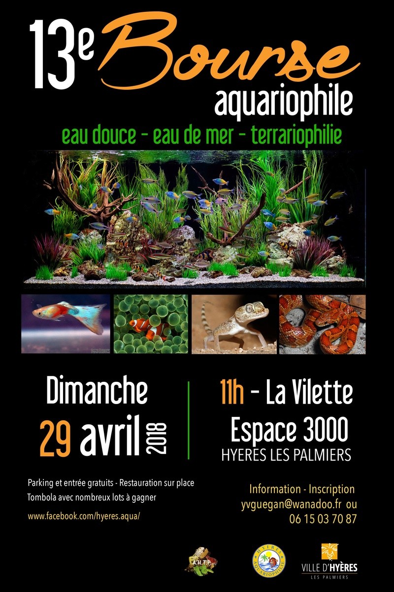 Bourse aquariophile et terrariophile à Hyères le 29/04/2018 Bourse11