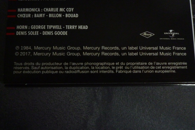 33 tours "spécial enfants du rock" réédition Mercury P1590022