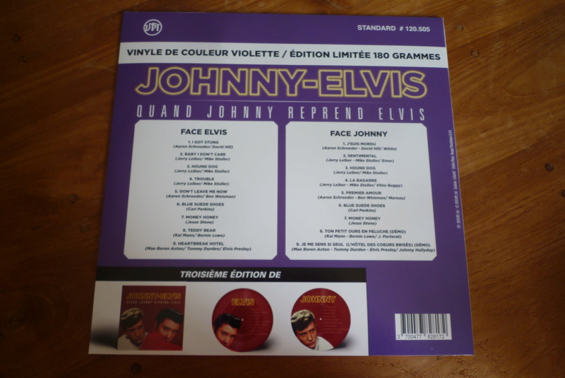 33 tours "QUAND JOHNNY REPREND ELVIS " de chez LMLR P1590652