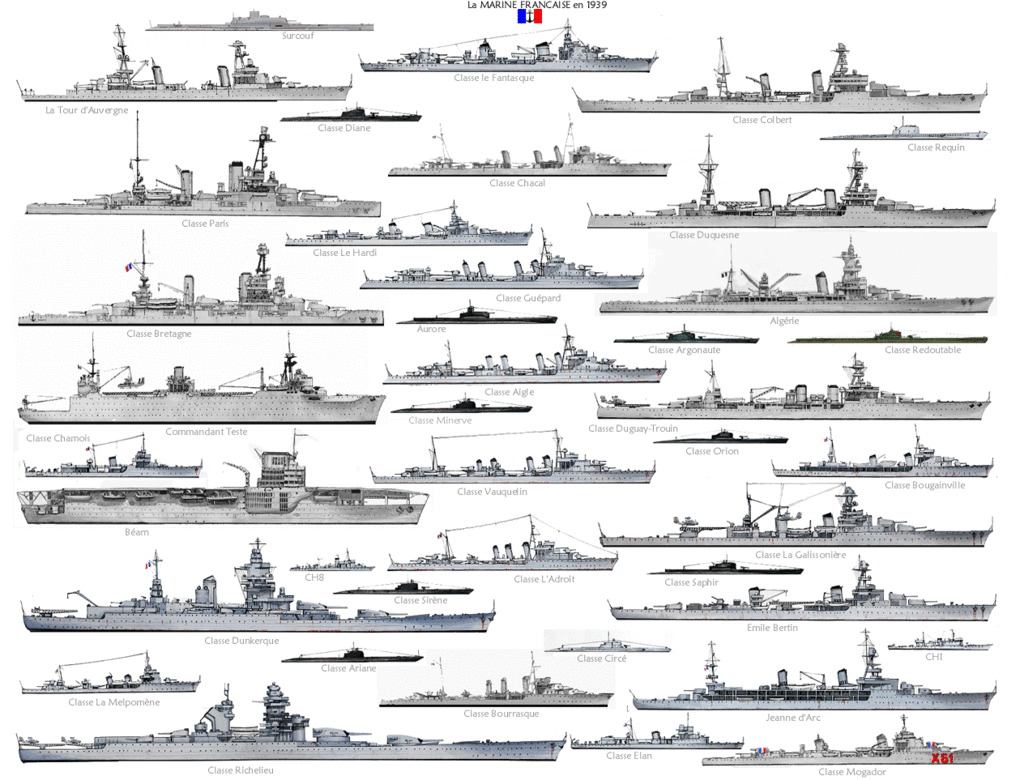 Histoire de la marine francais  Flotte10