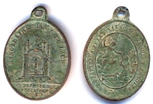 Médaille Notre-Dame-du-Laus - fin XIXème Scann115