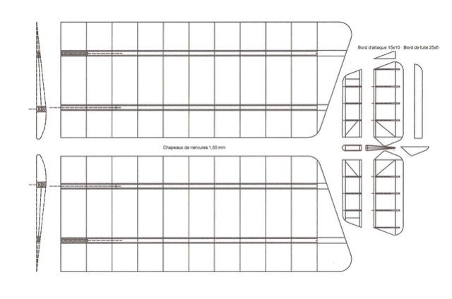 Plan Focker Eindecker E IV pour Philippe. Focker15