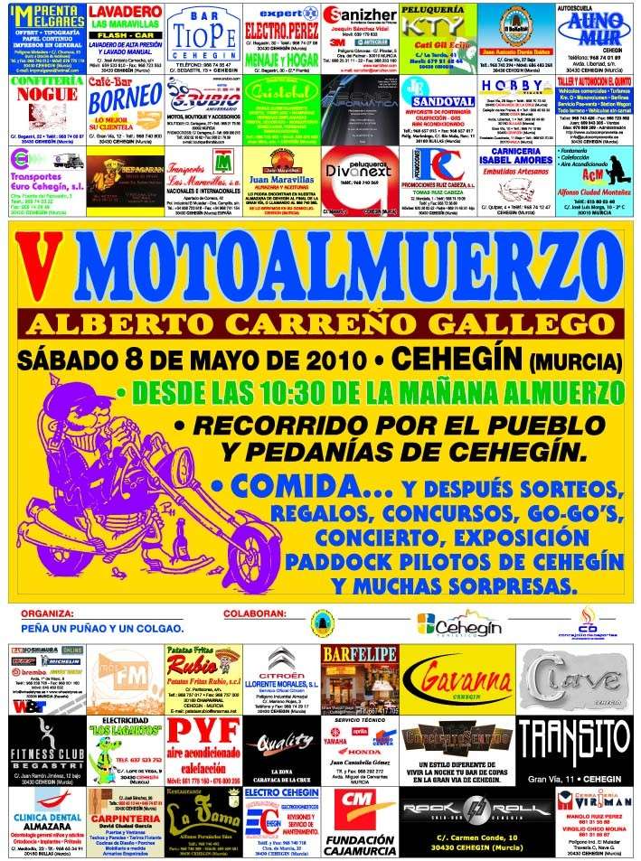 V Motoalmuerzo Alberto Carreño Gallego--Cehegín 8 de Mayo Moto_c10