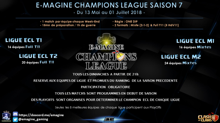 ECL SAISON 7 LEAGUE 1 TEAM TH11 Poy53t10