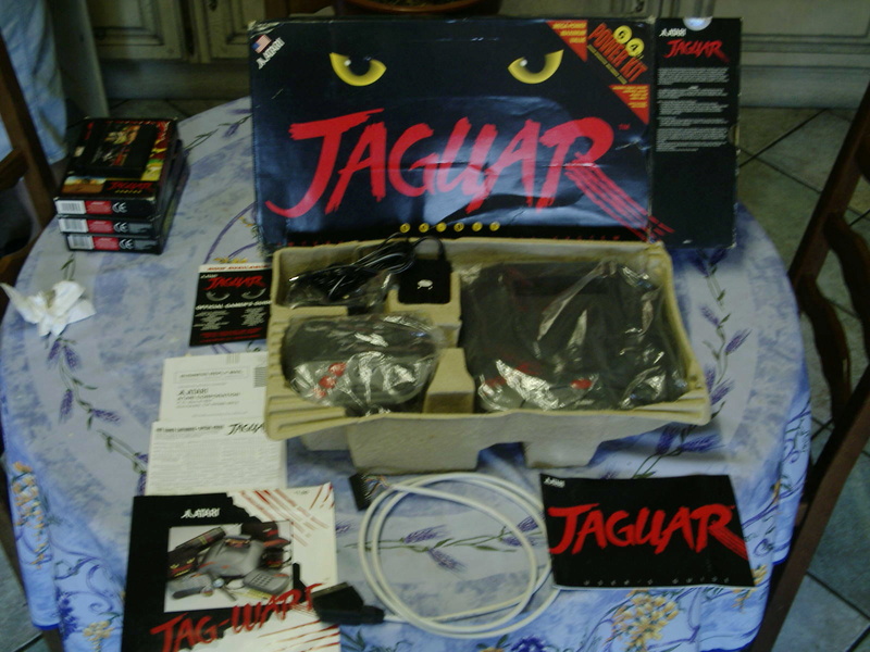 [VENDUE] Console Atari Jaguar US en boite complète + 1 jeu loose 40601927