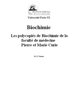 Biochimie Génerale et médicale Sansti11