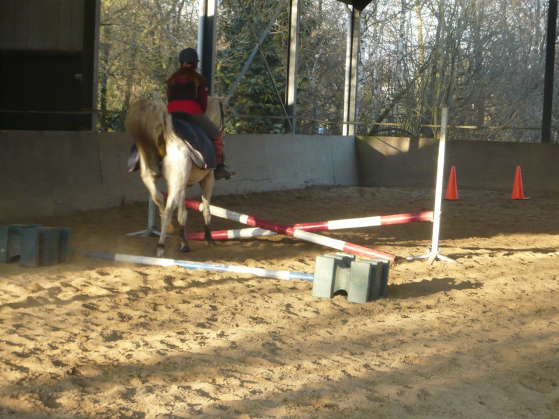 Première vraie leçon de saut avec Vanille P1010315