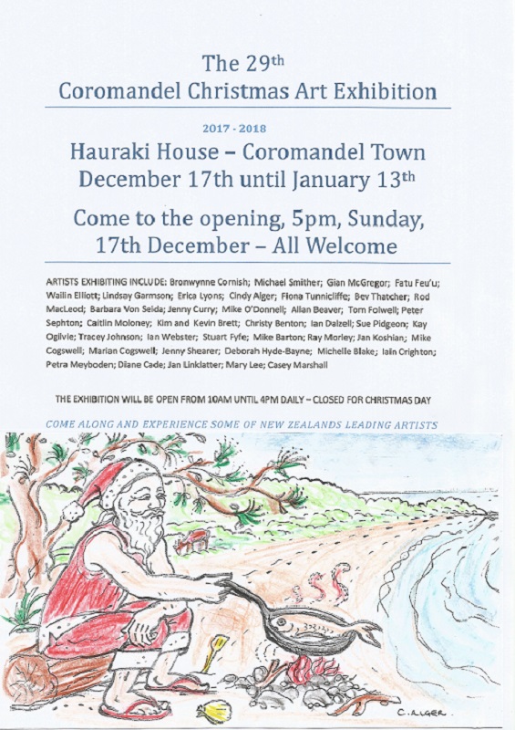 coromandel - Coromandel Christmas Art Exhibition December 17th 2017 to January 13th 2018 Coroma10