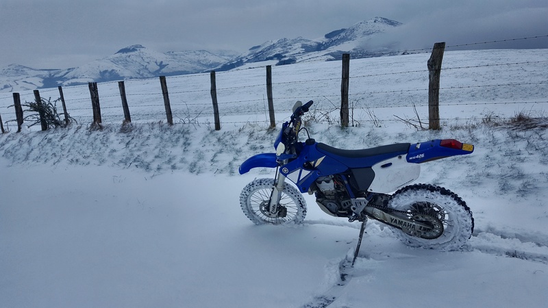 Aujourd'hui c'est neige....on peut pas rouler 20180213