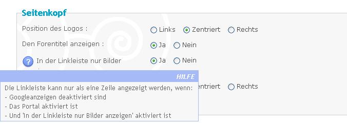 Navigationleiste in einer Reihe Asdf10