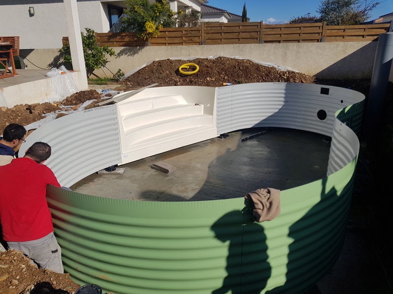 Construction d'une "Madeleine inversée avec escalier Roman"  20180210