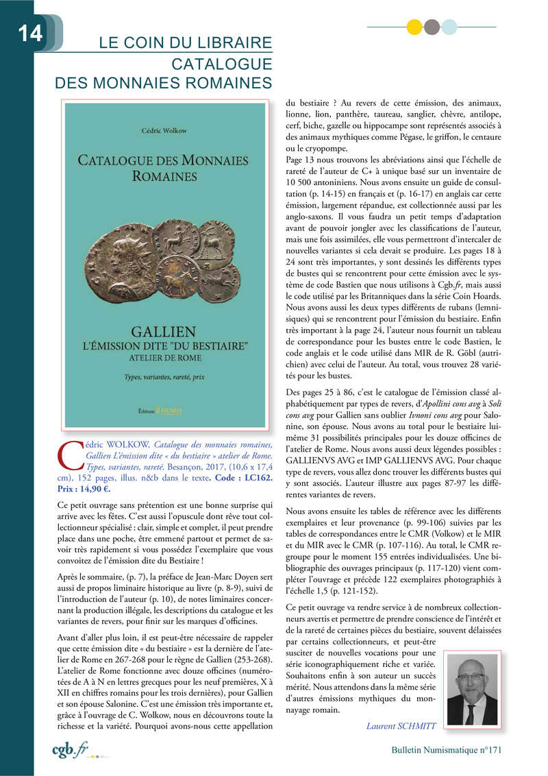 Editions Bnumis / GALLIEN ET L'ÉMISSION DITE "DU BESTIAIRE". - Page 3 Bn171_10