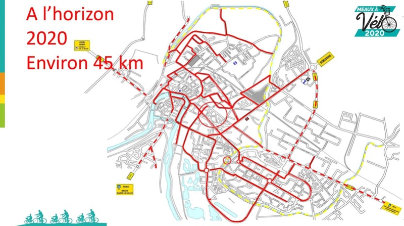 plan - Plan Meaux à Vélo 2020 Planve22