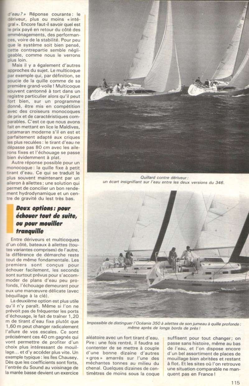II – Revue Bateaux,  juin 1988 : Cinq tirants d'eau pour la croisière M2210