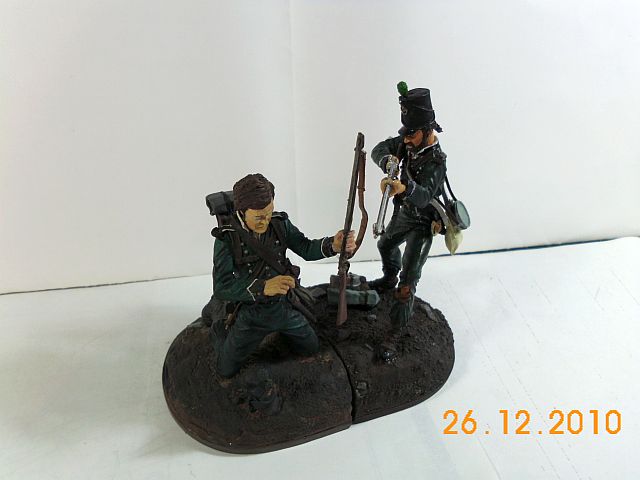 Almond Sculptures - Sergeant der 95the Rifles, 90mm Zinn - Baubericht - FERTIG 367