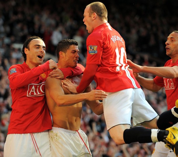 Manchester United vs Tottenham spurs 25 Avril 09 610x410