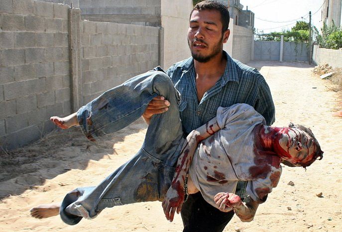 صور للجرائم البشعة للعدو الصهيوني على اهل غزة - صفحة 2 Gaza310