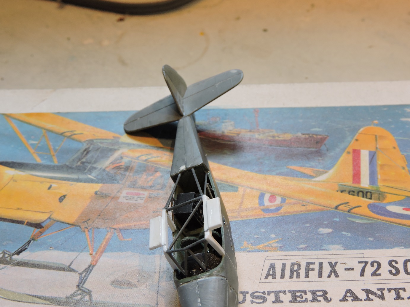 Le défi 2018 de fourneau : Auster en mode hydravion (Airfix 1/72) *** Terminé en pg 3 Auster17