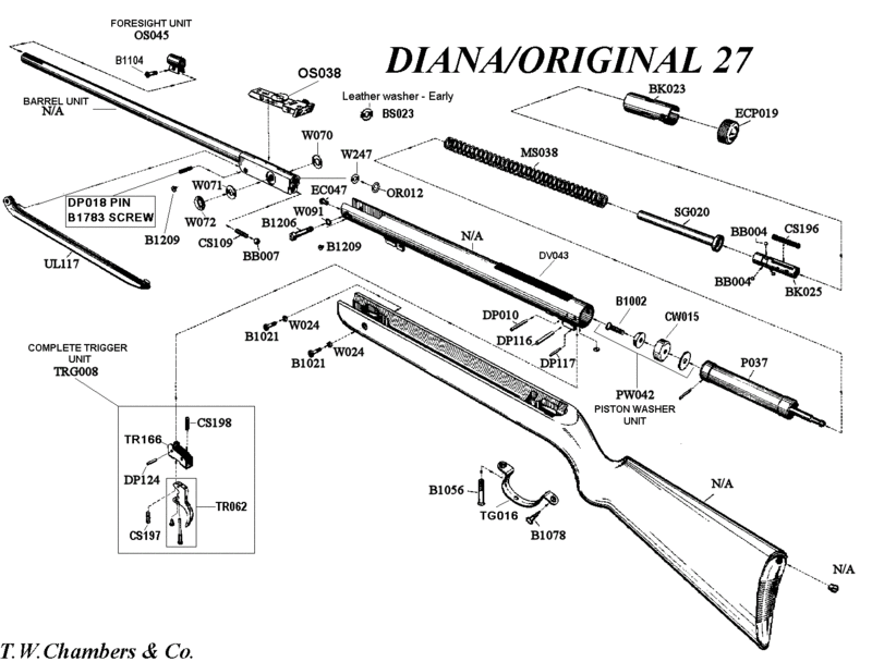Remise à neuf d une carabine DIANA 27 de 1982 - Page 2 Diagra10