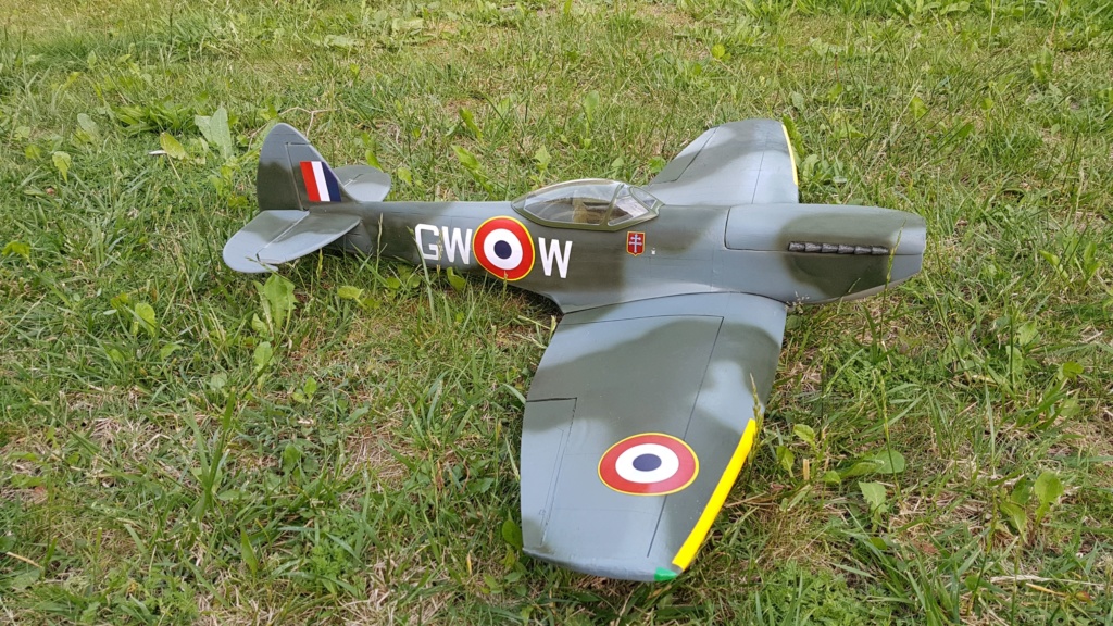 Reprise du chantier Spitfire Mk XVIe 20200510