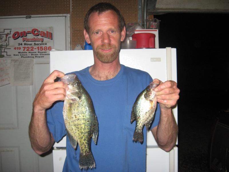 cobb lake is crystal clear...evening bite for the crappies Img_2319