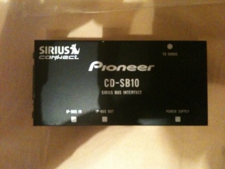 Pioneer Sirius Connect CD-SB10 & CC1 310