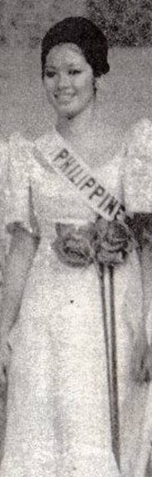 Rosemarie  Chiqui Brosas - Bb Pilipinas Universe 1975: Rosemarie "Chiqui" Brosas (MU 75' 4th Runner Up) 16806812