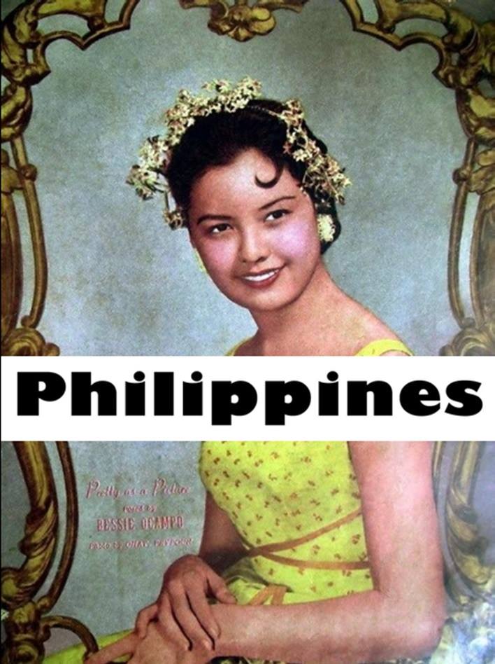 Blesilda Ocampo - Miss Philippines Universe 1954: Maria Blesilda "Bessie" Mueller Ocampo (MU 54' Semifinalist) 16807810
