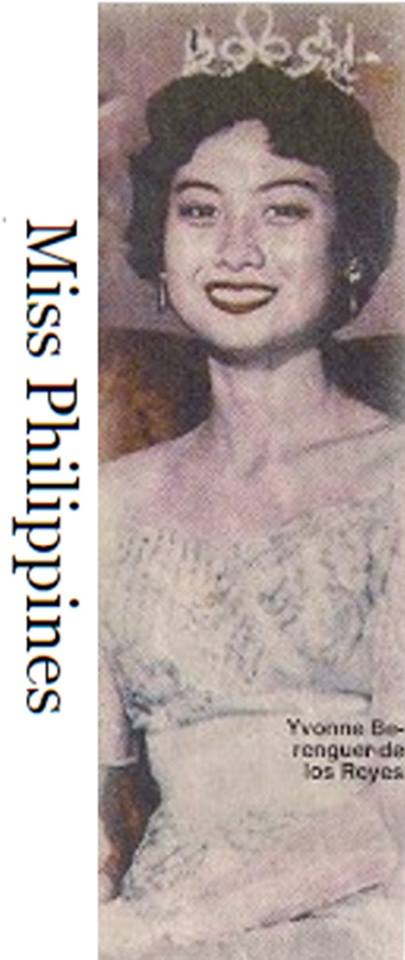 Yvonne De Los Reyes - Miss Philippines Universe 1955: Yvonne Berenguer de los Reyes 16830910