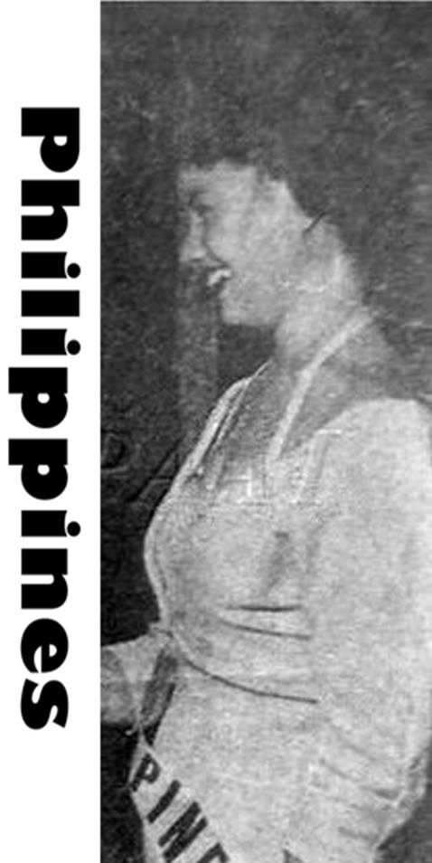 Blesilda Ocampo - Miss Philippines Universe 1954: Maria Blesilda "Bessie" Mueller Ocampo (MU 54' Semifinalist) 16864911