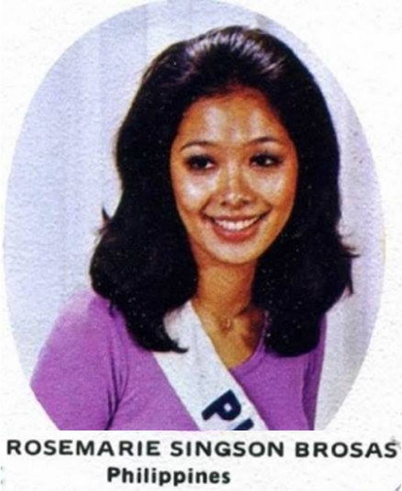 Rosemarie  Chiqui Brosas - Bb Pilipinas Universe 1975: Rosemarie "Chiqui" Brosas (MU 75' 4th Runner Up) 16997715