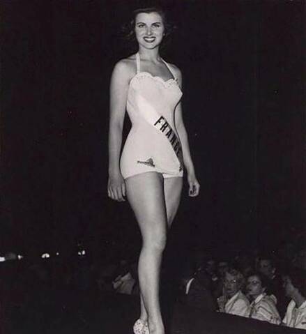 Miss Universe 1953 Christiane Martel France Miss Universe 1953 Christiane Martel France
