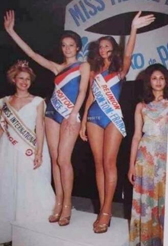 Miss France 1977 Veronique Fagot from Poitou