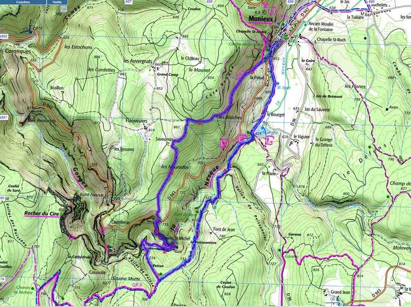 Randonnée plus calme de JM aux Gorges de la Nesque-Jeudi 19 Octobre 2017 00010