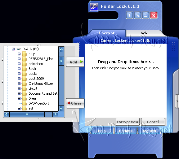 Folder Lock v6.1.3 + serial 19-01-12